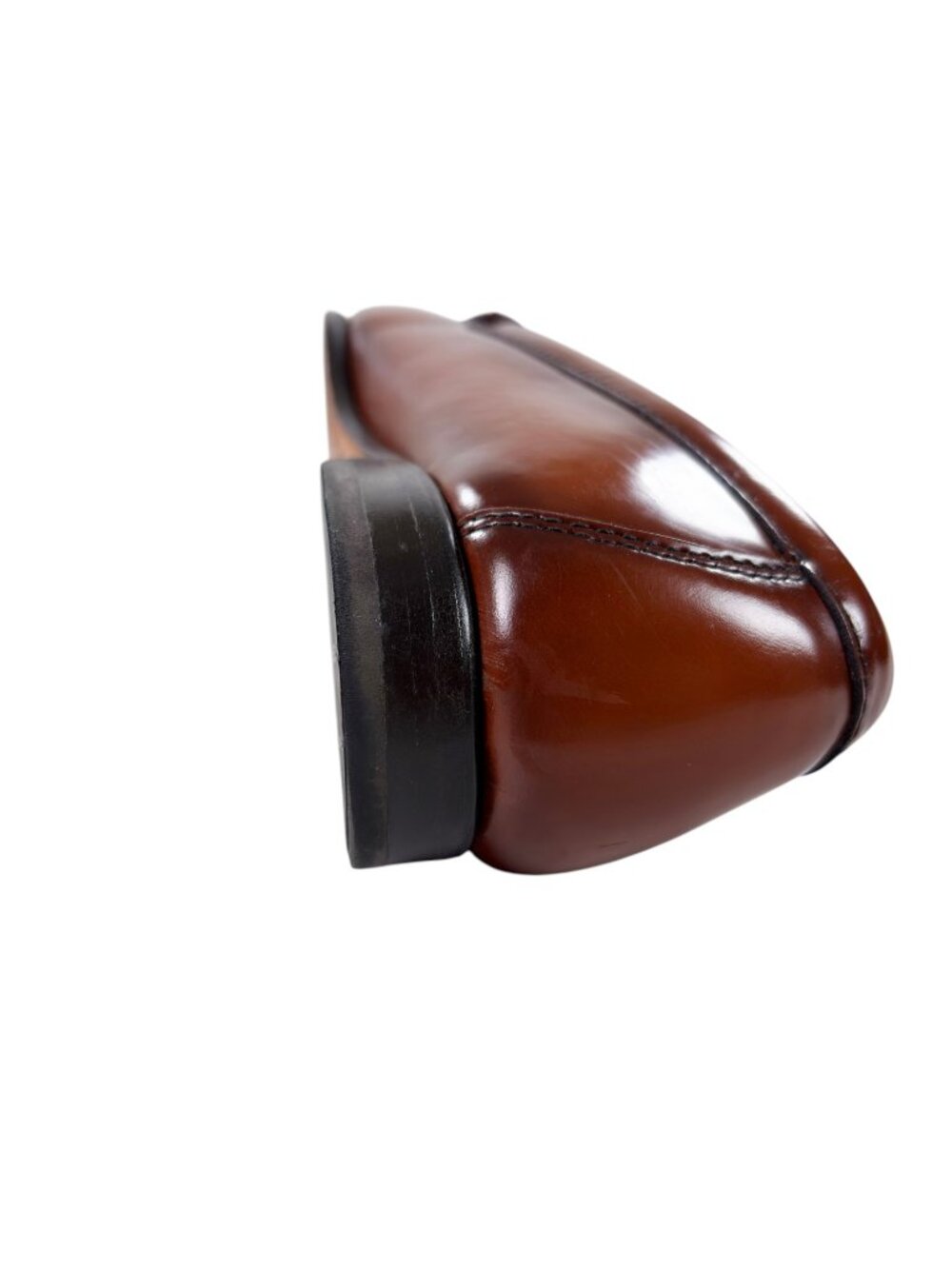 G.H. Bass Co Weejuns Whitney Penny Loafers Womens 9 M Burnished Cognac Leather - Picture 9 of 10